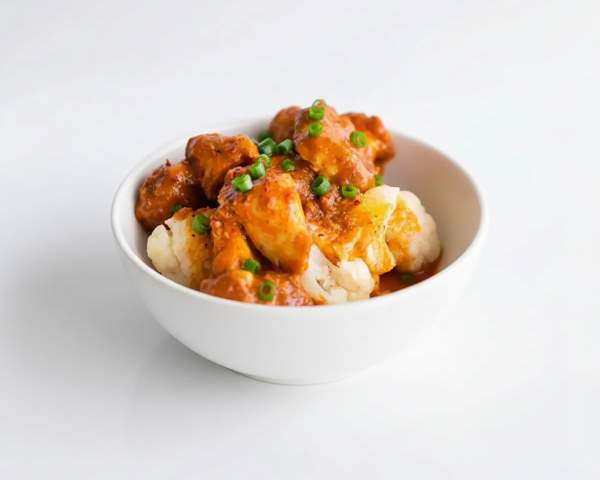 Чахохбили из курицы и цветная капуста на пару