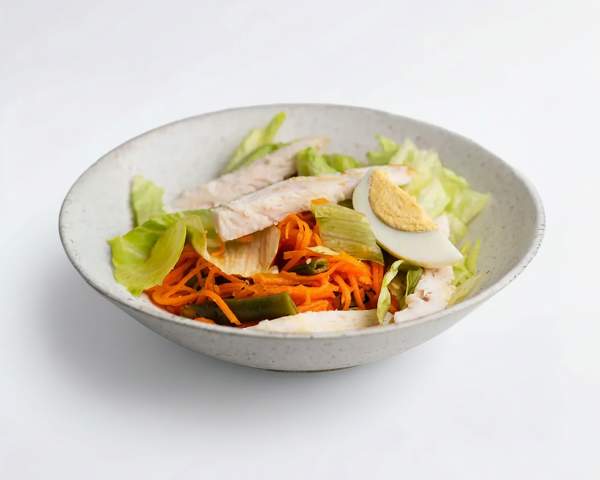 Салат с морковью по-корейски и куриной грудкой