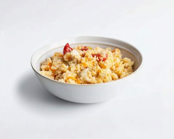 Скрембл с жульеном и сыром