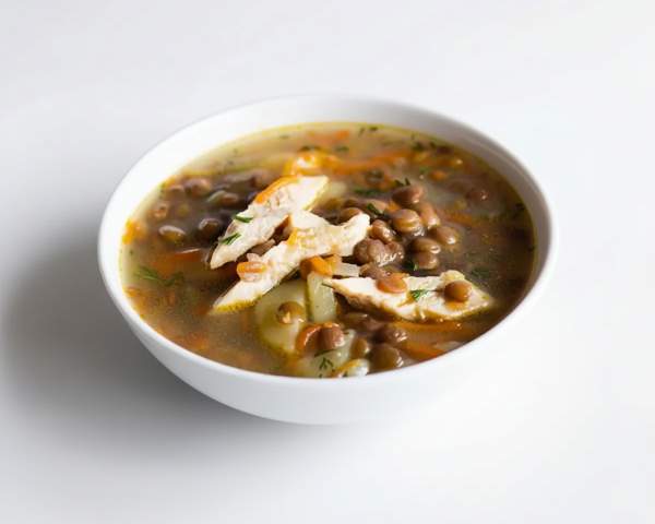 Чечевичный суп с курицей