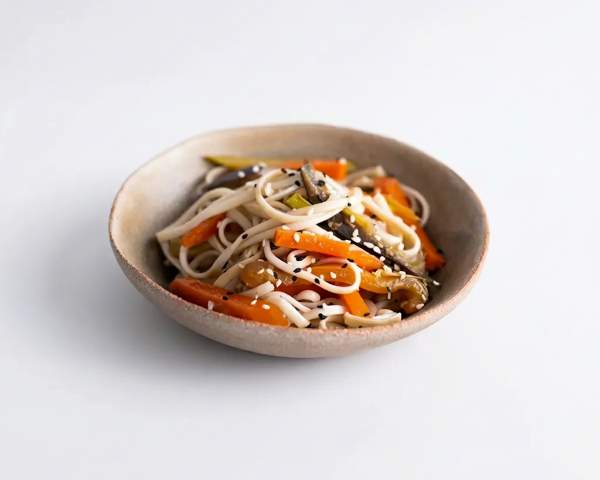 Лапша удон с овощами