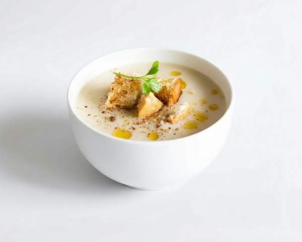 Луковый крем-суп с гренками